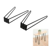 AITEKODVG 2 Piezas de Pesado Negro sólido de 41 cm Muebles de Muebles con Protectores de Goma con Protectores de Piso de 2 (43 cm/16.9 Pulgadas)