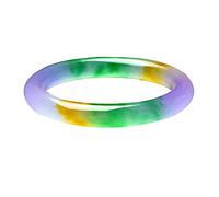 AITEKODVG Brazaletes para mujer, pulseras de brazalete de jade para mujeres, joyas jadeitas jadeite jade un brazalete de color pulsera de brazalete para mujeres y un regalo de niña, 56-62 mm
