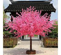 AITEKODVG Decoración del hogar Flor Artificial Cereza Flor, Gran árbol Flores de vides Falsas para Fiesta de Bodas Mall Decoración del hogar al Aire Libre 2.3x1.5m/7.5x4.9 pies