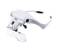 AITEKODVG Extensión de pestañas de Lupa 5 Lente de Lupa Ajustable Lupa Lupa con lámpara de luz LED Lupa de Lupa para pestañas postizas