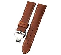 AITEKODVG Grabas de reloj marrón negro de 20 mm de 21 mm 22 mm de cuero de cuero para para Omega Seamaster 300 para Hamilton para para IWC para Bracelet Tissot