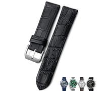 AITEKODVG Grabas de reloj marrón negro de 20 mm de 21 mm 22 mm de cuero de cuero para para Omega Seamaster 300 para Hamilton para para IWC para Bracelet Tissot