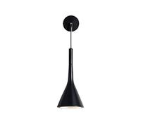 AITEKODVG Luces de pared modernas E27 lámpara de pared LED aplique de pared para dormitorio, sala de estar, escalera, hotel, cocina, accesorio de iluminación, negro