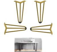 AITEKODVG Mesa de Cabello de 40 cm con Tornillos Fuertes de Oro de Peso de Peso Fuerte de 500 kg para Muebles Modernos de 80 cm de Longitud Disponible