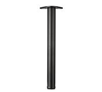 AITEKODVG Mesa de Horquilla de Servicio Pesado Pierras para Mesa de café Nights -mesas de café Muebles de Metal Pierras con Protectores de Goma de Piso Negro 35 cm