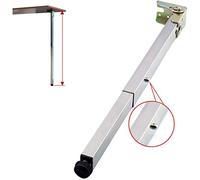 AITEKODVG Mesa de Metal de Forma de Forma Ajustable Forma de Abrazadera de la Abrazadera de 4 Negros 45 cm Ideal para Consola de Muebles de Bricolaje y Mesa de café no se Requiere Golpes