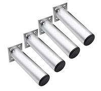 AITEKODVG Muebles Patas en Aluminio 3/4/5/6/8/10/14 Pulgadas, Patas de Mesa Redonda Ajustables, pies de Muebles para sofá, gabinete, Mesa de café, Conjunto de 4
