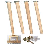 AITEKODVG Piernas de Muebles de Madera sólida 4 PACA Mesa PARTAS DE Mesa CONICALES PARTAS DE REEMPLACIÓN DE COMBARSO para para Mesa Banco DE CAFÉ Banco BANTBIS