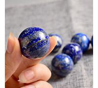 AITELEI 2 bolas de cristal hechas a mano con esfera de cristal natural lapislázuli, bolas de cristal curativas para chakras, reiki, esfera de feng shui para decoración del hogar