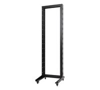 Aiten Data Armario Rack de Marco Abierto 22U de 2 Columnas Post 19″ con Ruedas (600 x 600 x 1189 mm)