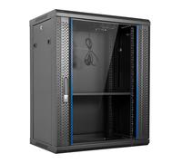 Aiten Data Armario Rack Mural 19" 15U Medidas 600 x 600 x 780 mm. Incluye Bandeja Fija, 1 Ventilador de Techo de 120 mm, Tornillos de Montaje y 2 Llaves