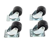 Aiten Data Juego de 4 Ruedas para Armario Rack 19" Suelo