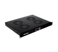 Aiten Data Termostato Digital 1U para Armario Rack 19" con 4 Ventiladores de 120 mm