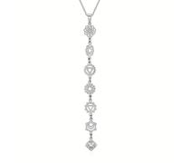 AITENME Collar de oro de los 7 chakras para mujer, colgante largo, joyería de yoga, cadena ajustable, collar espiritual en forma de Y, regalo para mujer, 1, Acero inoxidable, No es una piedra preciosa