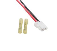 AITKEN Arnés universal para conector de ventilador de radiador, cable más grueso, 12 AWG, conector de 2 pines, longitud del cable de 11.8 pulgadas