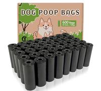 AiTodos® 600PCS Bolsas Caca Perro, Negro - Bolsas Excrementos Perros - Adecuado Salir de Casa, 31 * 22CM, Polietileno-Material, Portátil (40 Rollos, 15 por Rollo) -Poop Bags