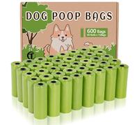 AiTodos® 600PCS Bolsas Caca Perro, Verde - Bolsas Excrementos Perros - Adecuado Salir de Casa, 31 * 22CM, Polietileno-Material, Portátil (40 Rollos, 15 por Rollo) -Poop Bags