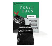 AiTodos® 60PCS Bolsas de Basura 30L, LxH: 55x63cm, Negro, Material PE