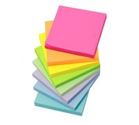 AiTodos® 800 Notas Adhesivas 76x76, Notas Adhesivas para Escribir, Fáciles de Escribir, Restickable, para Escuela, Hogar, Oficina