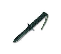 Aitor Cuchillo Supervivencia Jungle King II negro JKII negro, hoja MoVa de 13,5 cm. grosor 4 mm. funda poliamida