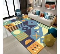 AITROMNI Alfombra Niña Habitacion Una Variedad de Accesorios de decoración de Interiores de diseño de combinación gráfica 90X200CM
