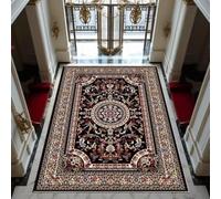 AITROMNI Alfombras Que Se Pueden Fregar Los Hermosos Accesorios del vestíbulo del Pasillo de Alfombra Retro Son Resistentes a la Suciedad y fáciles de cuidar 140X300CM