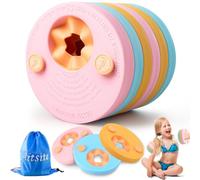 Aitsite 6PCS Manguitos Piscina para Niños, EVA bebé Flotadores de Piscina Espuma, Piscina Discos Flotadores, Manguitos Dolphin con Bolsa de Almacenamiento Portátil, para Niños de 2-6 años