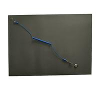 Aituo 500 x 600 - Esterilla de conexión a tierra para ordenador (antiestática, ESD, construcción de PC), evita la acumulación de electricidad estática (gris)