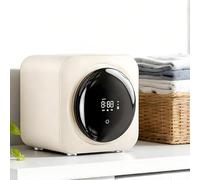 AityBuy Lavadora De Pared, Lavadora Secadora Portátil, Lavadora De Ropa Interior De 3,5 L, Mini Secadora con Ventilación, con Panel De Control Táctil Inteligente