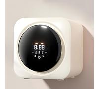 AityBuy Lavadora De Ropa Interior, Lavadora De Ropa, Lavadora Completamente Automática, Secadora De Ropa Compacta con Ventilación Montada En La Pared, para Apartamentos, Hoteles