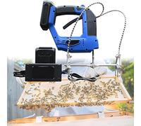 AityBuy Máquina Portátil para Sacudir Abejas, Sacudidor Eléctrico De Mano Sin Escobillas, Sacudidor Eléctrico para Colmenas, Herramientas De Apicultura, Equipo De Apicultura Blue