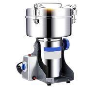 AityBuy Molinillo De Cereales Eléctrico De 2500 G, De Acero Inoxidable, 1800 W, con Malla 40, para Hierbas, Granos Y Especias.Molinillo de Granos Comercial