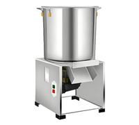 AityBuy Picadora De Verduras De Acero Inoxidable De 3500 RPM, Procesador De Alimentos Eléctrico De 1800 W, Procesador De Alimento para Aves De Corral, Ideal para Uso Comercial Y Ganadería.