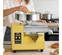 AityBuy Prensa De Aceite Eléctrica Automática De 1100 W para Uso Doméstico Y Comercial - Extractor De Aceite Caliente/Frío De Acero Inoxidable para Frutos Secos Y Semillas: Cacahuete, Nuez, Sésamo