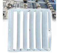 AityBuy Rejillas Deflectoras De Aire, Cubierta Deflectora De Acero para Guía De Viento, Cubierta De Unidad De Aire Acondicionado para Exteriores, Deflector De Aire Acondicionado Square-45 * 45cm