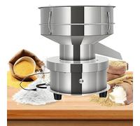 AityBuy Tamiz Vibratorio Eléctrico De Acero Inoxidable De 300 Mm/11,81 Pulgadas, Tamiz Vibratorio Automático para Harina, 50 W,Tamizadora eléctrica de Polvos 15cm-80mesh