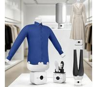 AityBuy Vaporizador De Aire Caliente De 360°, Planchadora Automática, Quita Arrugas Automático, Planchas Inflables para Camisas, Tallas hasta XXL para Camisas, Zapatos Y Pantalones.