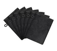 AIUNBEST 7 guantes de microfibra de 15 x 21 cm, reutilizables, desmaquillante, manopla facial, toalla de enjabonado con lazos para colgar