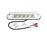Aiuphing lámparas led autocaravana,12v luces exterior caravana,luces de toldo barra de la lámpara del porche,sin perforación luces de la pared interior de la furgoneta,para RV Van Camper Bus (Blanco)