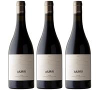 Aiurri Vino Tinto con Crianza en Roble Francés y Hormigón, elaborado en España con Tempranillo, Garnacha, Graciano y más, para una expresión compleja y equilibrada. | 3 botellas