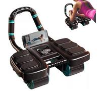 AIUTG Rodillo Abdominal de Rebote automático con Soporte for Codo - Rueda Abdominal Estable de 4 Ruedas - Equipo de Fitness for el hogar(Black)