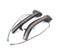 AIUYTRC Luz De Señal De Giro Dinámica Intermitente Del Espejo Retrovisor | Compatible Con BMW 5 6 7 Serie F10 F11 F07 F12 F13 F06 F01 Lente Ahumada Lateral