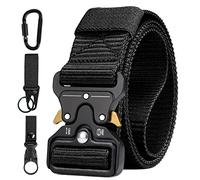 AivaToba Cinturón Táctico para Hombres, Cinturones de Lona de Nailon de Estilo Militar con Hebilla de Metal de Liberación Rápida para el Ejército de Entrenamiento de Caza