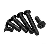 AIVEKE 20 Piezas Tornillos de Cabeza Avellanada Torx M5 x 16mm Tornillo Avellanado Mecánico de Acero Inoxidable A2 V2A Rosca Completa