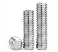 AIVEKE M3 x 6mm (20 Piezas) Tornillos Allen Sin Cabeza - Tornillos para Metales con Cabeza Hexagonal Interna Tornillo de Mecánico de Rosca Completa Acero Inoxidable 201 DIN 913