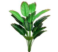 AIVORIUY Hojas Tropicales Artificiales Strelitzia Reginae Grande Palmera, Hojas de Palma Plantas Artificiales Bird Paradise Leaves Modernos Hogar Decoracion Salon Dormitorio Balcón Fiesta Decorativas