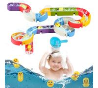 AIVORO DIY Marble Run Bath Toy from 2 3 4 5 6 Years, Bath Toy Children, Water Toy Children Gift Girl Boy