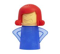 Aivwis Limpiador de microondas Angry Mom, limpiador de vapor de microondas Mad Mama con solo añadir vinagre y agua, limpia fácilmente el crudo en minutos (azul)