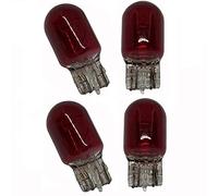 AIVYNA 4 Uds T20 W21 5W 7443 Bombillas Traseras LED Rojo Cristal 580 Coche Miniatura Doble Filamento Giro Parada Freno Bombilla 12V
