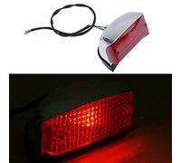AIVYNA Luces Traseras para Motocicletas Guardabarros Trasero Luz De Freno Lente Roja para Honda Rebel CA250 CMX250C